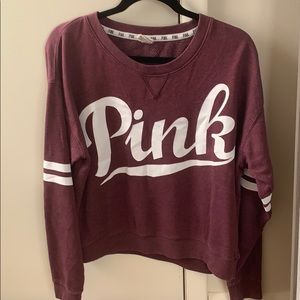 Maroon Pink Crewneck